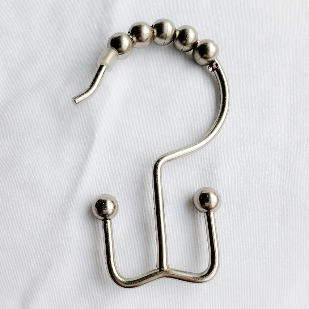 CONTAINER STORE Shower Curtain Hangers New Rust-Resistant Double Heavyweight